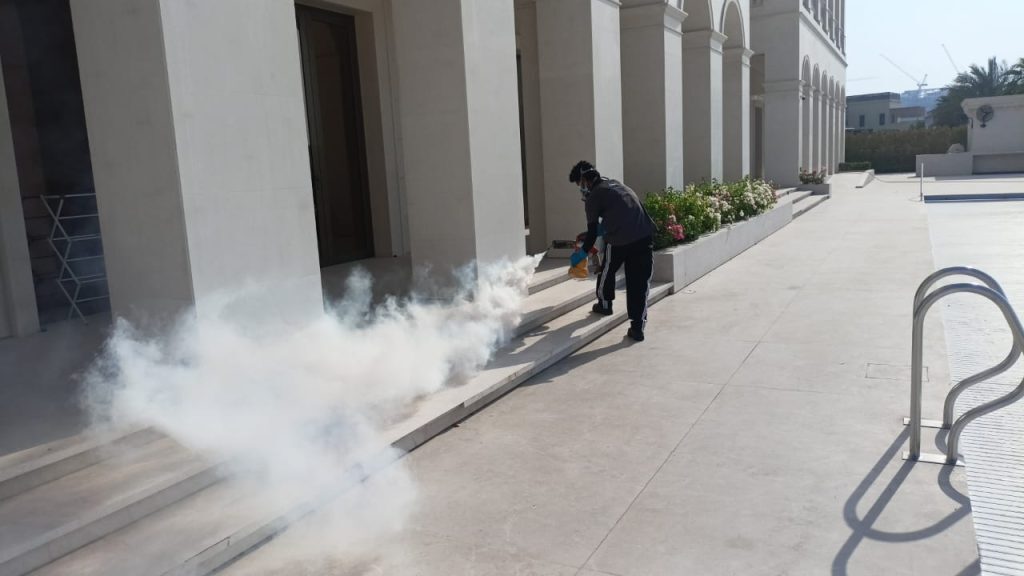 Thermal Fogging in Villa For Flies Management in Dubai Hills