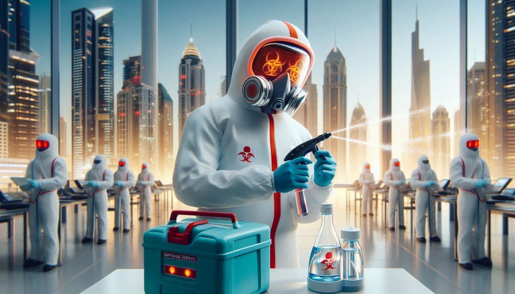 Disinfection and sterilization service in Dubai.