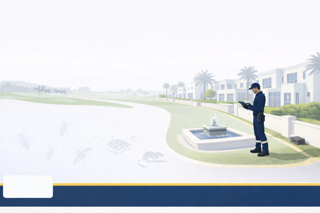 Pest control coverage and prevention support in Arabian Ranches, Dubai