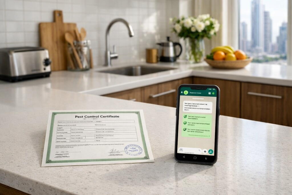 Emergency pest control Dubai result — clean apartment after same-day Supernova Services treatment