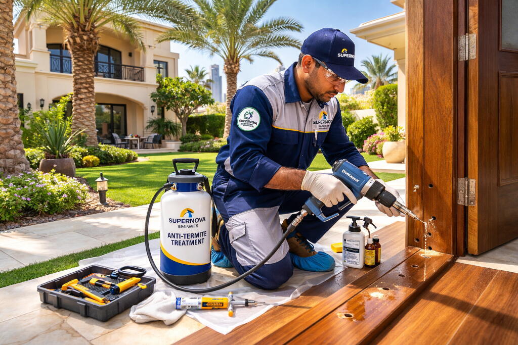 Anti-Termite Treatment in Dubai Dubai — Supernova Emirates, Dubai Municipality approved