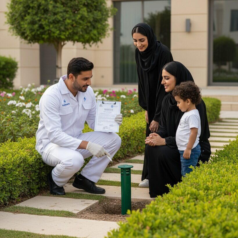 Supernova anti-termite treatment technician in The Springs Dubai — certified service